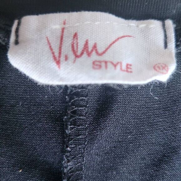 Comfortable v neck wrinkle free midi dress with pockets, plus - Picture 7 of 7